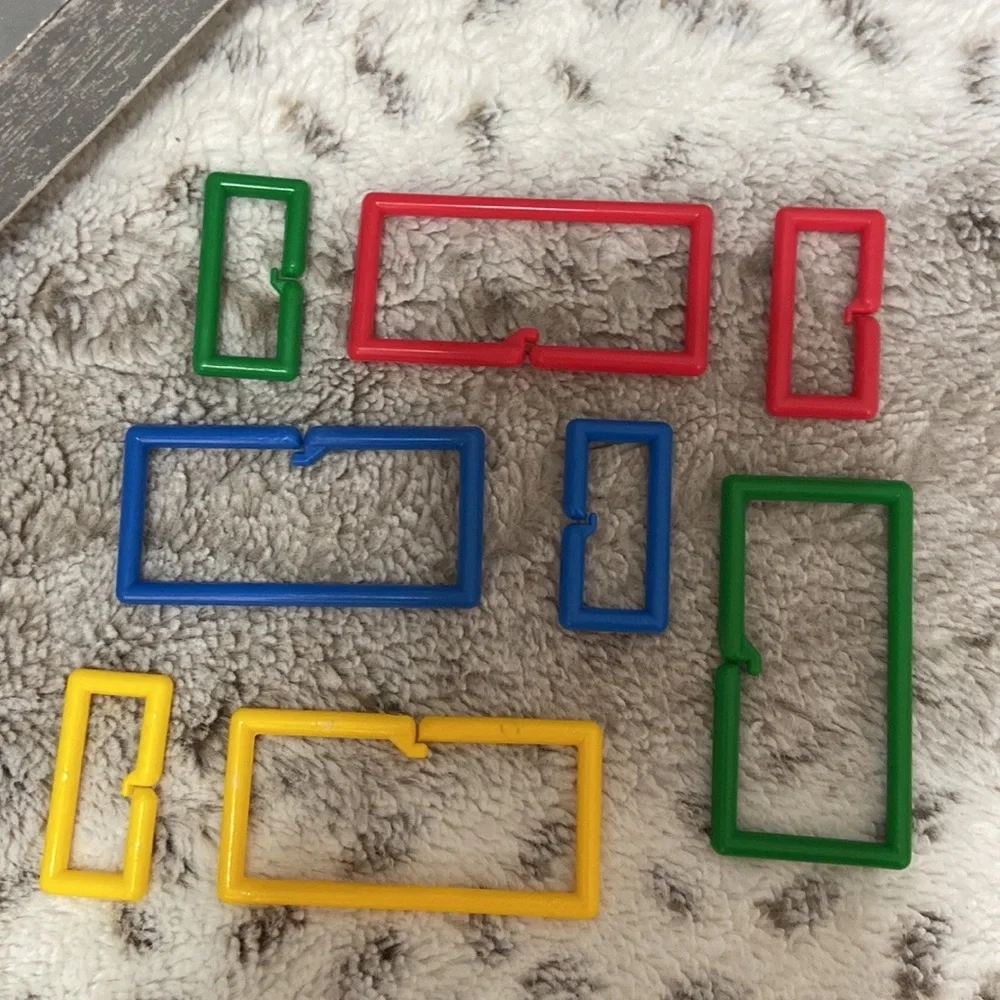 NWT! Colorful Shapes connectivity learning game educational preschool homeschool